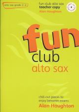 Fun Club Alto Sax Grade 2-3 Teacher Book & Cd Sheet Music Songbook