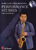 Performance Studies Saxophone Sugawa Book & Cd Sheet Music Songbook