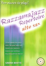 Razzamajazz Repertoire Alto Sax Watts Book & Cd Sheet Music Songbook