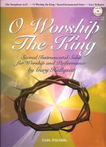 O Worship The King Alto Saxophone Book & Cd Sheet Music Songbook