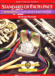 Standard Of Excellence Enhanced 1 Bari Sax + Cdrom Sheet Music Songbook