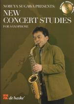 New Concert Studies Sax Sugawa Book & Cd Sheet Music Songbook