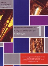 Compositions For Alto Sax Vol 1selected Piano Acc Sheet Music Songbook