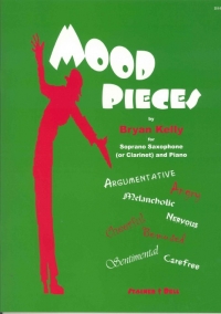 Kelly Mood Pieces Soprano Sax/clarinet And Piano Sheet Music Songbook