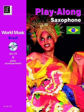 World Music Brazil Play-along Saxophone Book & Cd Sheet Music Songbook