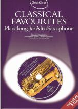 Guest Spot Classical Favourites Alto Sax Book & Cd Sheet Music Songbook