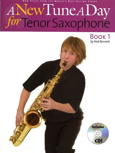 New Tune A Day Tenor Sax Book & Cd Sheet Music Songbook