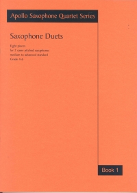 Saxophone Duets Book 1 Apollo Saxophone Quartet Sheet Music Songbook