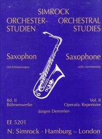 Orchestral Studies Ii Saxophone Sheet Music Songbook