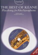 Guest Spot Best Of Keane Alto Saxophone Book & Cd Sheet Music Songbook