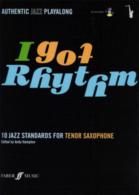 I Got Rhythm Tenor Saxophone Book & Cd Sheet Music Songbook