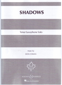 Cowan Shadows Tenor Saxophone Sheet Music Songbook