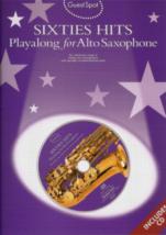 Guest Spot 60s Hits Alto Saxophone Book & Cd Sheet Music Songbook