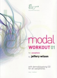 Modal Workout 01 Saxophone Wilson Book & Cd Sheet Music Songbook