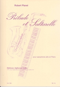 Planel Prelude Et Saltarel Alto Sax And Piano Sheet Music Songbook