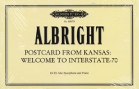 Albright Postcards From Kansas (10 Pack Postcards) Sheet Music Songbook