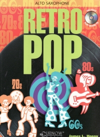 Retro Pop Alto Saxophone Hosey Book & Cd Sheet Music Songbook