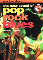 Easy Sound Of Pop Rock & Blues Alto Sax Book & Cd Sheet Music Songbook