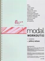 Modal Workout 02 Saxophone Wilson Book & Cd Sheet Music Songbook