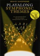 Bravo Playalong Symphonic Themes Alto Sax + Cd Sheet Music Songbook