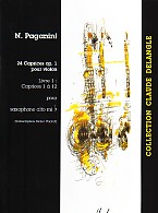 Paganini 24 Caprices Vol 1 1 To 12 Saxophone Sheet Music Songbook