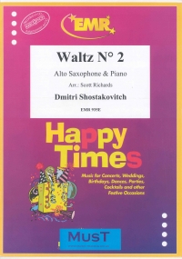 Shostakovich Waltz No 2 Alto Saxophone & Piano Sheet Music Songbook