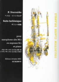 Iturralde Suite Hellenique Saxophone & Piano Sheet Music Songbook