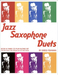 Jazz Saxophone Duets Fishman Book & 3 Cds Sheet Music Songbook