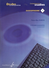Dubois 17 Etudes Dansantes Saxophone Sheet Music Songbook