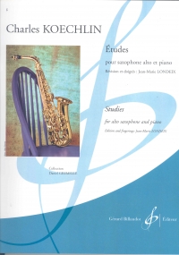 Koechlin Etudes Ed Londeix Alto Saxophone Sheet Music Songbook