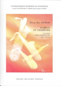 Dubois Le Recit Du Chamelier Saxophone Sheet Music Songbook