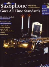 Saxophone Goes All Time Standards Book & Cd Sheet Music Songbook