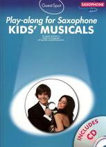Guest Spot Kids Musicals Alto Sax Book & Cd Sheet Music Songbook
