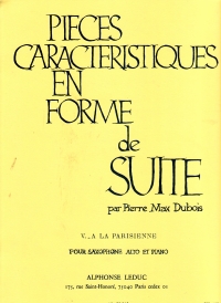 Dubois Pieces Caracteristiques 5 Ala Parisienne Sx Sheet Music Songbook