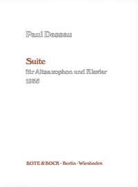 Dessau Suite Alto Saxophone & Piano Sheet Music Songbook