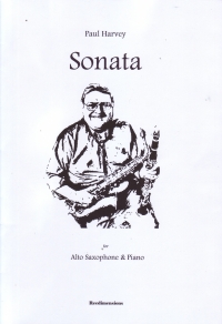 Harvey Sonata Alto Saxophone Sheet Music Songbook