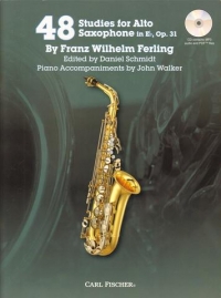 Ferling 48 Studies For Alto Sax Op31 Book & Audio Sheet Music Songbook