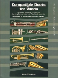 Compatible Duets For Winds Alto & Baritone Saxes Sheet Music Songbook