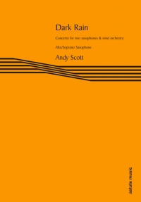 Scott Dark Rain Alto/soprano Saxophone Parts Sheet Music Songbook