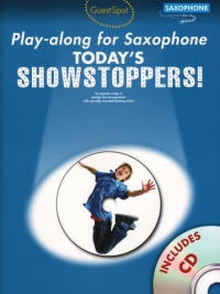 Guest Spot Todays Showstoppers Saxophone Bk & Cd Sheet Music Songbook