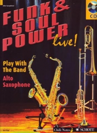 Funk & Soul Power Alto Saxophone Book/cd  Dechert Sheet Music Songbook