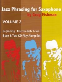 Jazz Phrasing For Saxophone Vol 2 Fishman + Cd Sheet Music Songbook