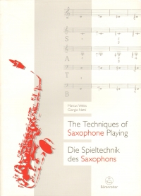 Techniques Of Saxophone Playing Weiss/netti Sheet Music Songbook