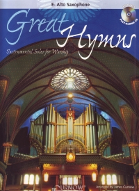 Great Hymns Eb Alto Saxophone  Book & Cd Sheet Music Songbook