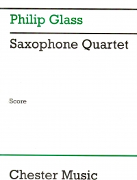 Philip Glass Saxophone Quartet Score Sheet Music Songbook