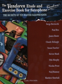 Vandoren Etude & Exercise Book For Saxophone Sheet Music Songbook