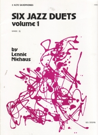6 Jazz Duets Alto Sax Vol 1 Niehaus Sheet Music Songbook