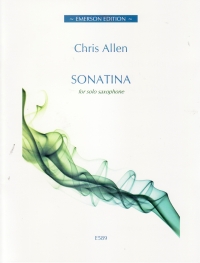 Allen Sonatina Alto Sax Sheet Music Songbook