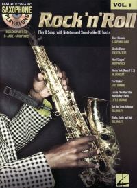 Saxophone Play Along 01 Rock N Roll Book & Audio Sheet Music Songbook