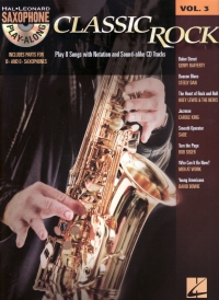 Saxophone Play Along 03 Classic Rock Book & Cd Sheet Music Songbook